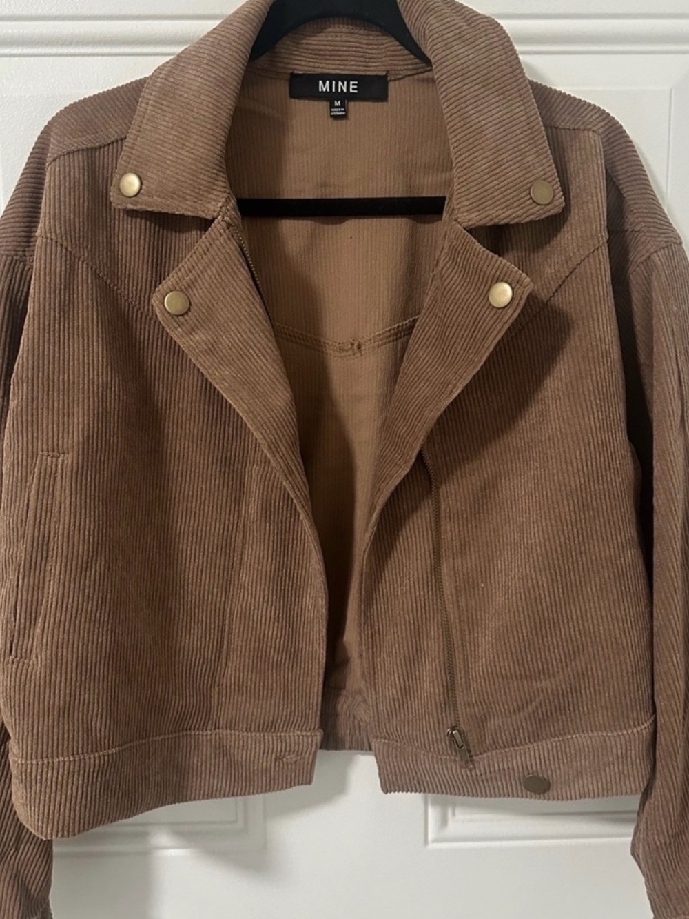 Mine Tan Corduroy Utility Jacket Size Medium NWOT - Picture 11 of 11